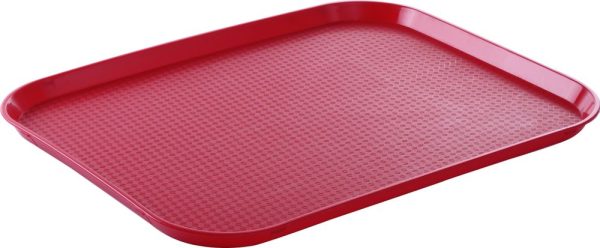 Tabuleiros para fast food grandes, HENDI, Vermelho, 350x450x(H)20mm - Image 2