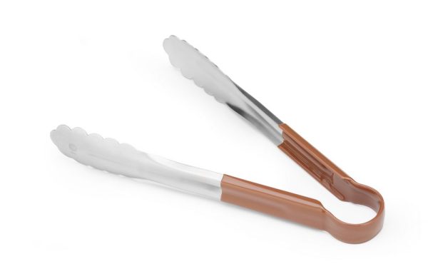 Pinças de servir HACCP 250 mm, HENDI, Castanho, (L)250mm