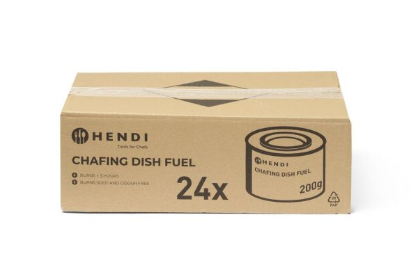 Lata de combustível para réchauds NL DE FR EN, HENDI, 24 pcs