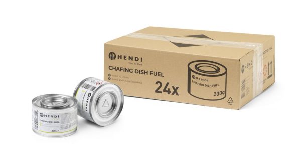 Lata de combustível para réchauds NL DE FR EN, HENDI, 24 pcs - Image 3