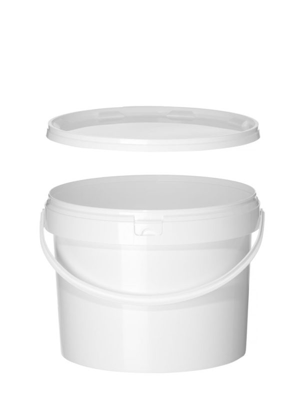 Balde, HENDI, 11,5L, Branco, ø300x(H)230mm - Image 3