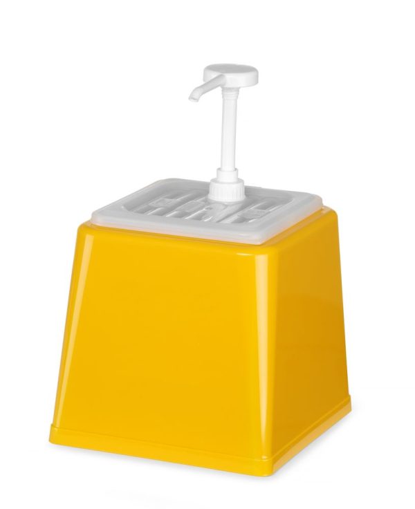 Dispensador de molhos, HENDI, 2,5L, Amarelo, 230x210x(H)327mm - Image 2