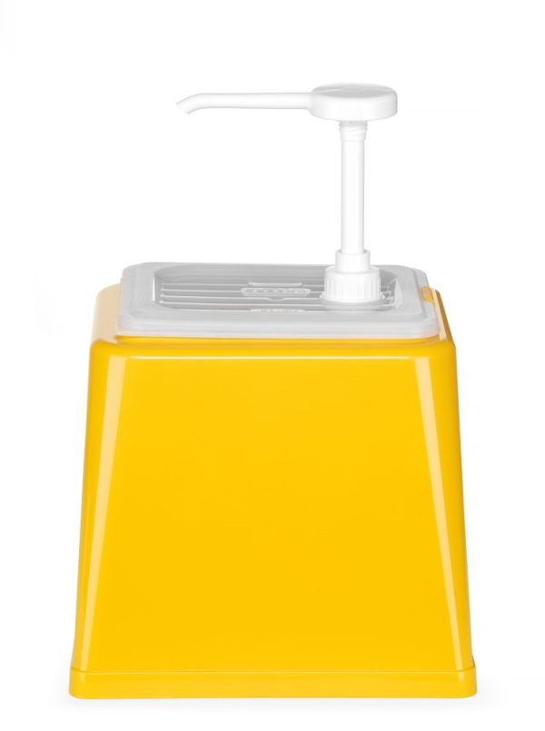 Dispensador de molhos, HENDI, 2,5L, Amarelo, 230x210x(H)327mm - Image 3