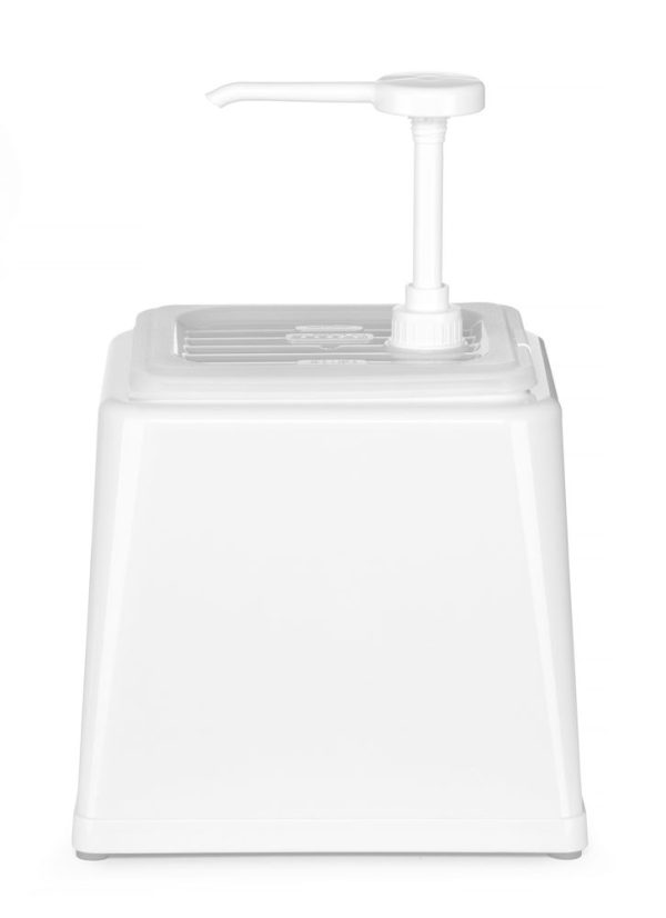 Dispensador de molhos, HENDI, 2,5L, Branco, 230x210x(H)327mm - Image 3