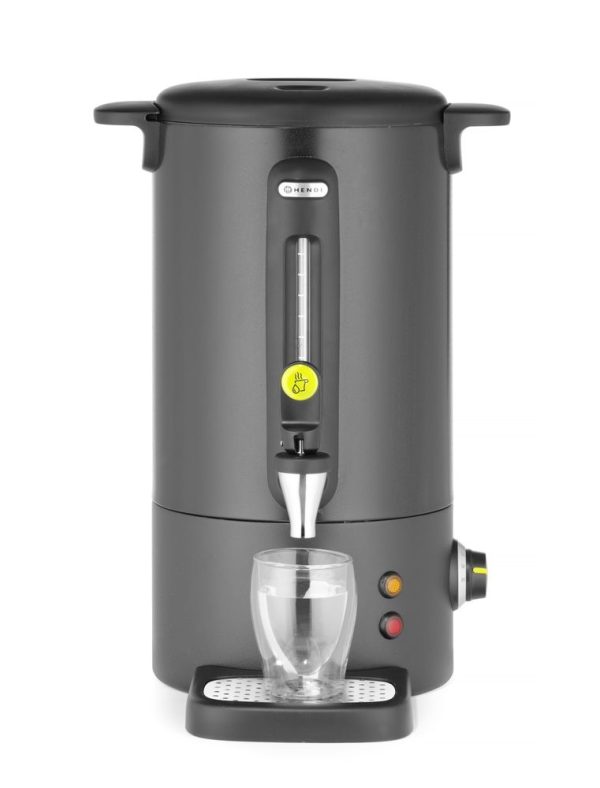 Fervedor de bebidas preto mate - Design de Bronwasser, HENDI, 9L, Preto, 220-240V/950W, 309x333x(H)450mm - Image 5