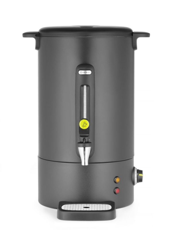 Fervedor de bebidas preto mate - Design de Bronwasser, HENDI, 16L, Preto, 220-240V/1650W, 356x400x(H)510mm