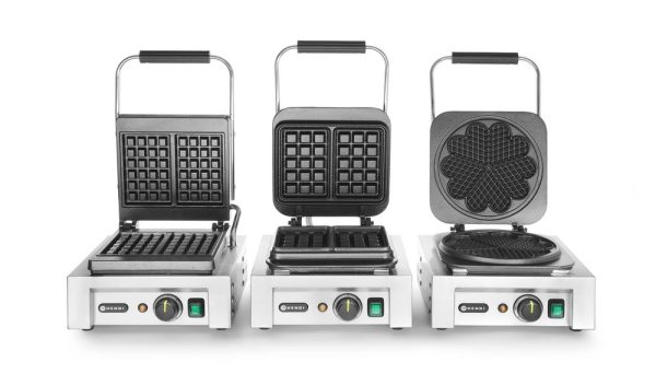 Máquina de fazer waffles "Liège", HENDI, 230V/1500W, 330x360x(H)561mm - Image 3