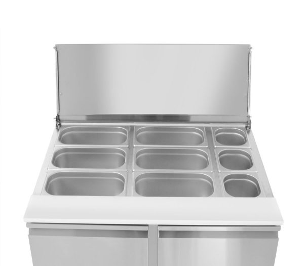 Bancada frigorífica para ingredientes com duas portas 300 L, Arktic, 230V/310W, 912x702x(H)888mm - Image 3