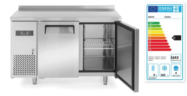 Bancada congeladora de duas portas Kitchen Line 220 L, Arktic, Kitchen Line, 166L, 230V/550W, 1200x600x(H)886mm - Image 2