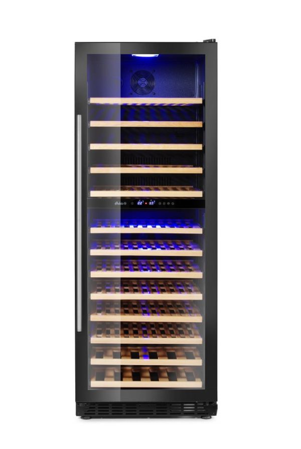 Frigoríficos para vinho, 2 zonas, 135 garrafas, Arktic, 387L, 220-240V/130W, 595x675x(H)1625mm