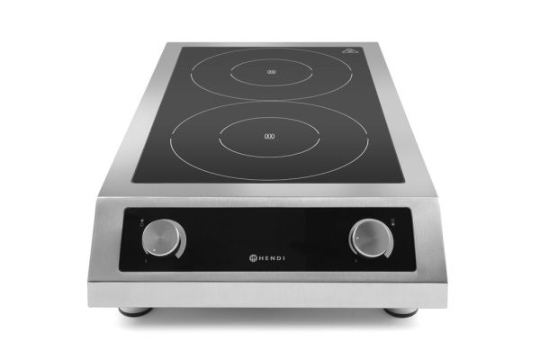 Placa de indução modelo 7000, HENDI, Profi Line, 400V/7000W, 405x700x(H)145mm