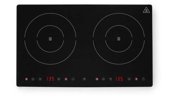 Placa de indução dupla Kitchen Line, HENDI, Kitchen Line, 230V/3500W, 608x405x(H)54mm