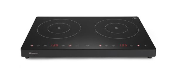 Placa de indução dupla Kitchen Line, HENDI, Kitchen Line, 230V/3500W, 608x405x(H)54mm - Image 2