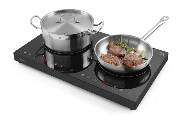 Placa de indução dupla Kitchen Line, HENDI, Kitchen Line, 230V/3500W, 608x405x(H)54mm - Image 4