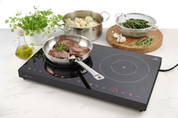 Placa de indução dupla Kitchen Line, HENDI, Kitchen Line, 230V/3500W, 608x405x(H)54mm - Image 3