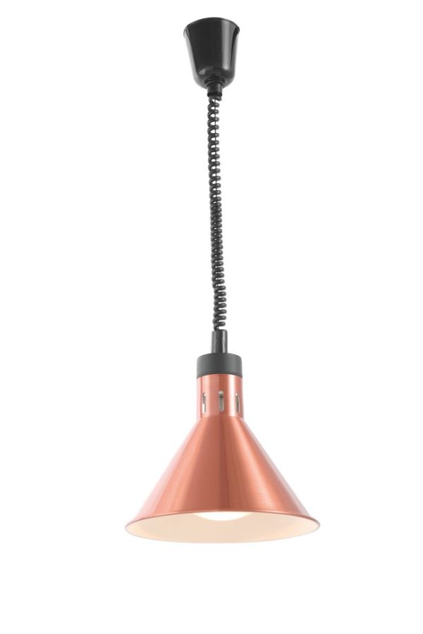 Candeeiro de aquecimento cónico, HENDI, Cobre, 230V/250W, ø275x(H)250mm