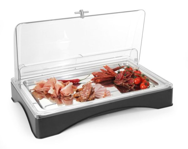 Expositor refrigerado com tampa – Gastronorm 1/1, HENDI, conjunto, 555x357x(H)175mm - Image 2