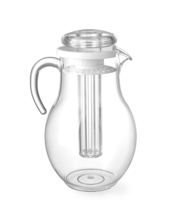 Jarro com tubo para cubos de gelo, HENDI, 3L, ø170x(H)285mm
