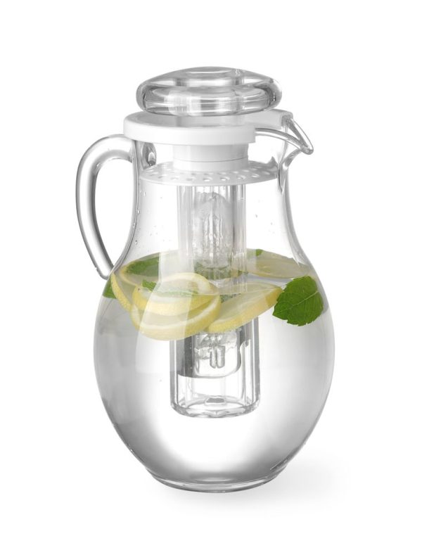 Jarro com tubo para cubos de gelo, HENDI, 3L, ø170x(H)285mm - Image 2