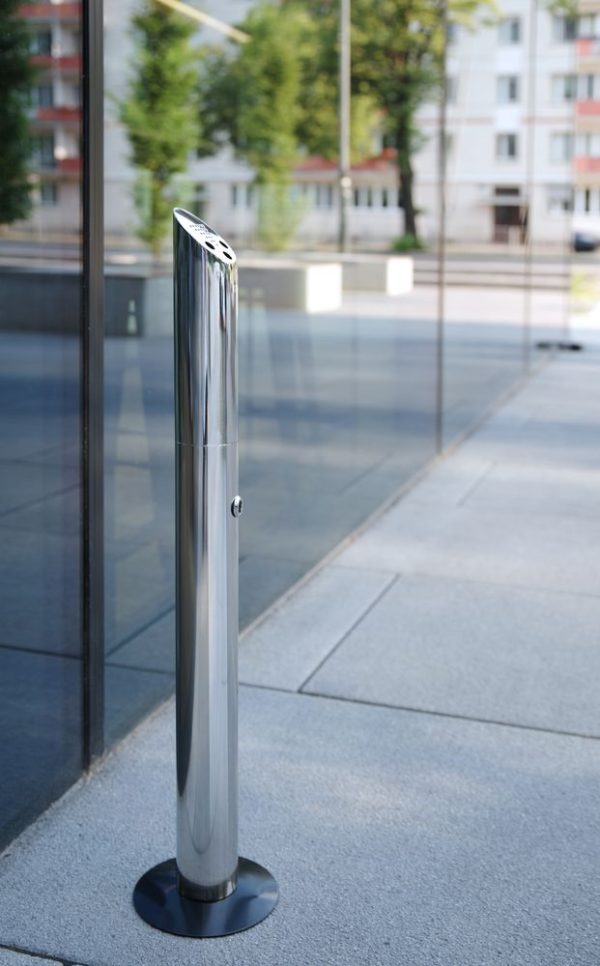 Cinzeiro vertical com poste, HENDI, ø170x(H)920mm - Image 2