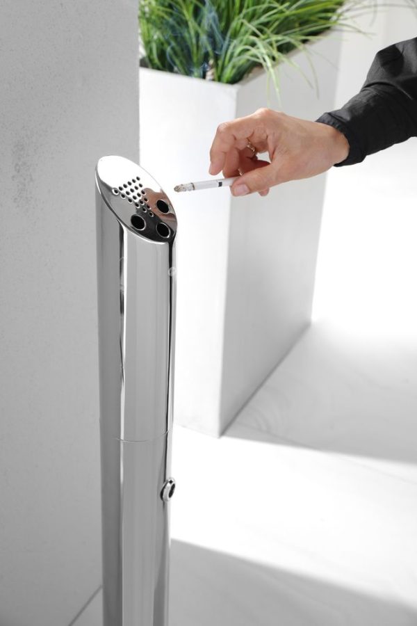 Cinzeiro vertical com poste, HENDI, ø170x(H)920mm - Image 3
