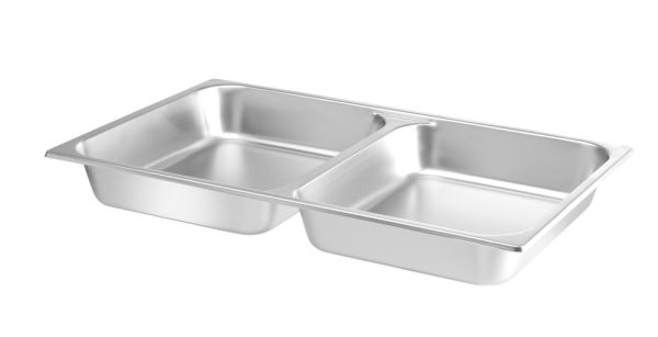 Recipiente para alimentos GN 1/1 com 2 compartimentos, HENDI, 7,5L, 530x325x(H)65mm - Image 2