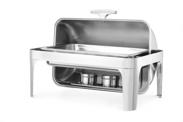 Réchaud Gastronorm 1/1 com tampa basculante, HENDI, 9L, 660x490x(H)460mm - Image 4