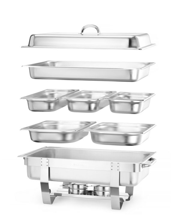 Conjunto de réchauds, HENDI, Kitchen Line, 585x385x(H)315mm - Image 4
