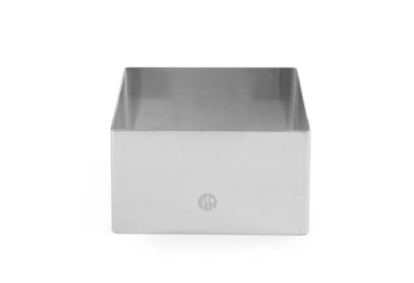 Forma para alimentos e acessório para empurrar quadrado, HENDI, forma, 80x80x(H)45mm