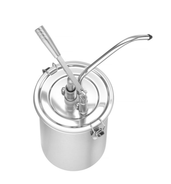 Recipiente para molhos em aço inoxidável com dispensador, HENDI, 4,5L, ø180x(H)420mm - Image 5