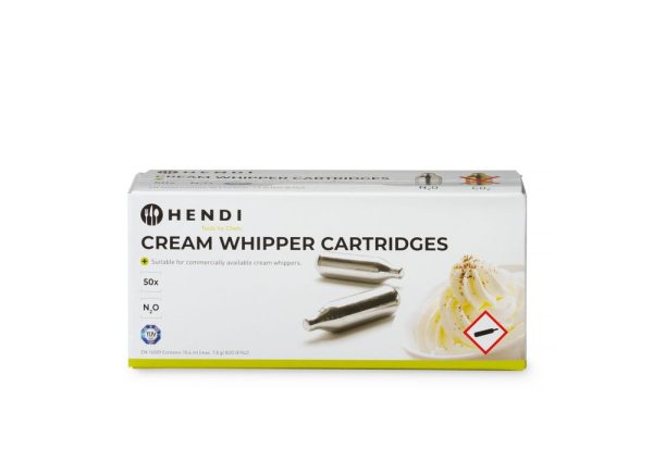 Carregadores de sifões de chantilly, HENDI, 50 pcs