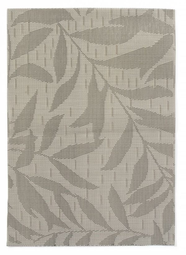 Individuais com folhas – conjunto, HENDI, Cinzento-claro, 6 pcs., 450x300mm