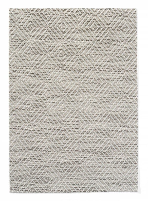Individuais, padrão geométrico – conjunto de 6, HENDI, Prateado, 6 pcs., 450x300mm