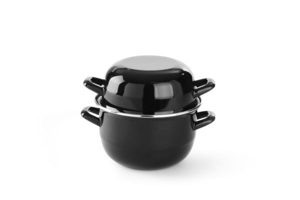 Panela para mexilhões - com tampa, HENDI, 2,5L, ø200x(H)180mm