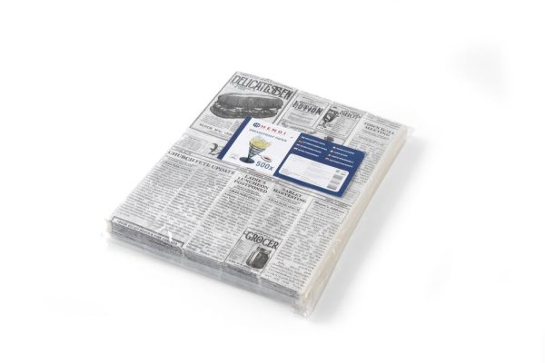 Papel antigordura, HENDI, Impressão de jornal, 500 pcs., 200x250mm