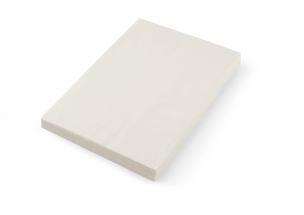 Papel antigordura - 500 unidades, HENDI, Branco, 500 pcs., 263x380mm