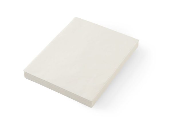 Papel antigordura - 500 unidades, HENDI, Branco, 500 pcs., 250x200mm