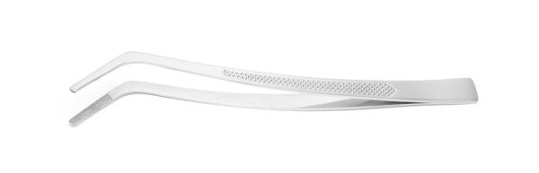 Pinça curva com pega perfilada, HENDI, (L)240mm
