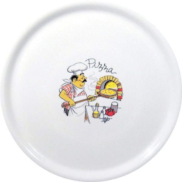 Prato de piza Tradicional, HENDI, Branco, ø330mm
