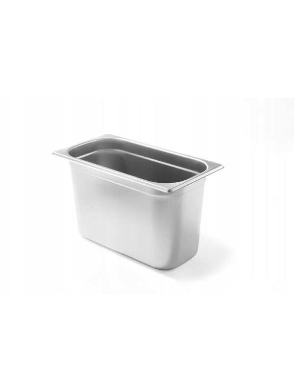 Recipiente Gastronorm 1/4, HENDI, Budget Line, GN 1/4, 5,5L, 265x162x(H)200mm