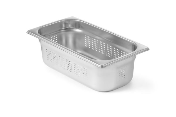 Recipiente Gastronorm 1/3 perfurado, HENDI, Profi Line, GN 1/3, 4L, (H)100mm