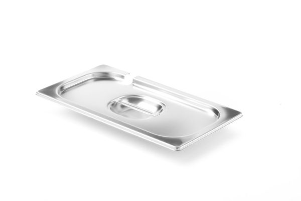 Tampa Gastronorm com encaixe para colheres, HENDI, Profi Line, GN 1/3, 325x176mm