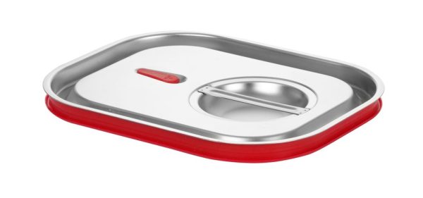 Tampa Gastronorm com aro em silicone, HENDI, Kitchen Line, GN 1/2, 265x325mm