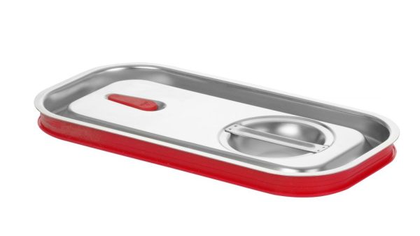 Tampa Gastronorm com aro em silicone, HENDI, Kitchen Line, GN 1/3, 325x176mm