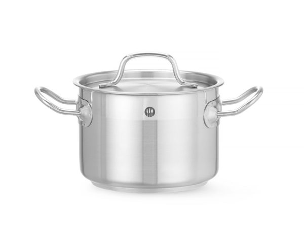 Tacho médio – com tampa, HENDI, Profi Line, 2L, ø160x(H)110mm
