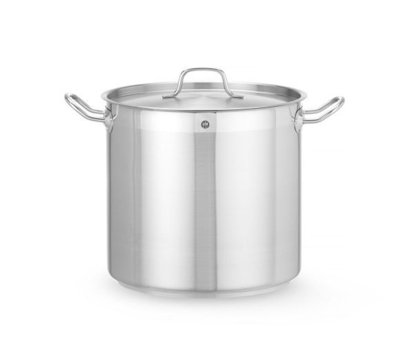 Tacho alto – com tampa, HENDI, Profi Line, 16L, ø280x(H)260mm