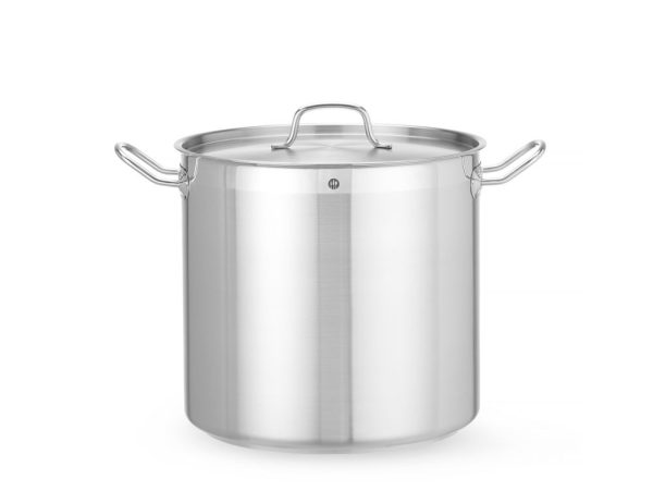 Tacho alto – com tampa, HENDI, Profi Line, 24L, ø320x(H)300mm