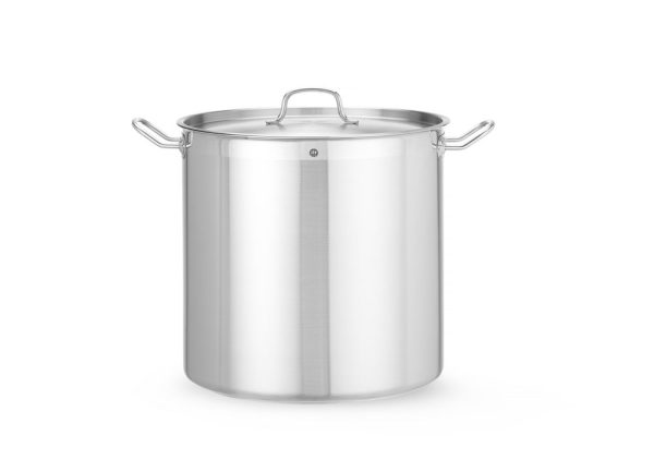 Tacho alto – com tampa, HENDI, Profi Line, 37L, ø360x(H)360mm
