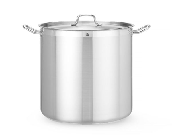 Tacho alto – com tampa, HENDI, Profi Line, 50L, ø400x(H)400mm