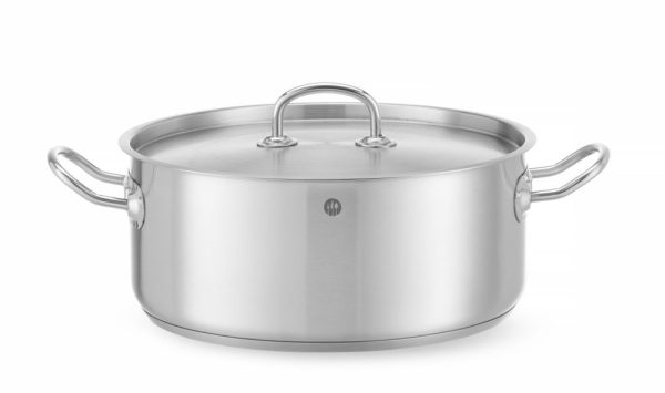 Tacho baixo – com tampa, HENDI, Kitchen Line, 7,3L, ø280x(H)120mm